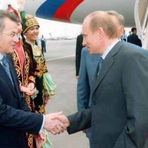 В. Храпунов, В. Путин Июнь 2004